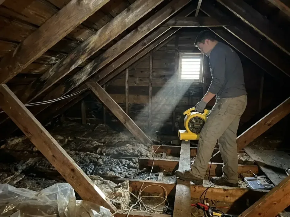 attic-water-damage-drying-proc-007 — frequently asked questions, Emergency Water Extraction & 24/7 Flood Response in Westche…
